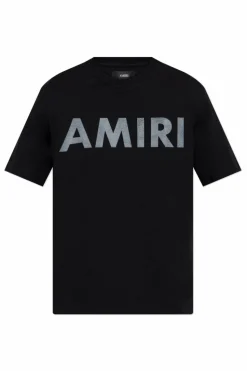 Amiri BLACK T-shirt with logo