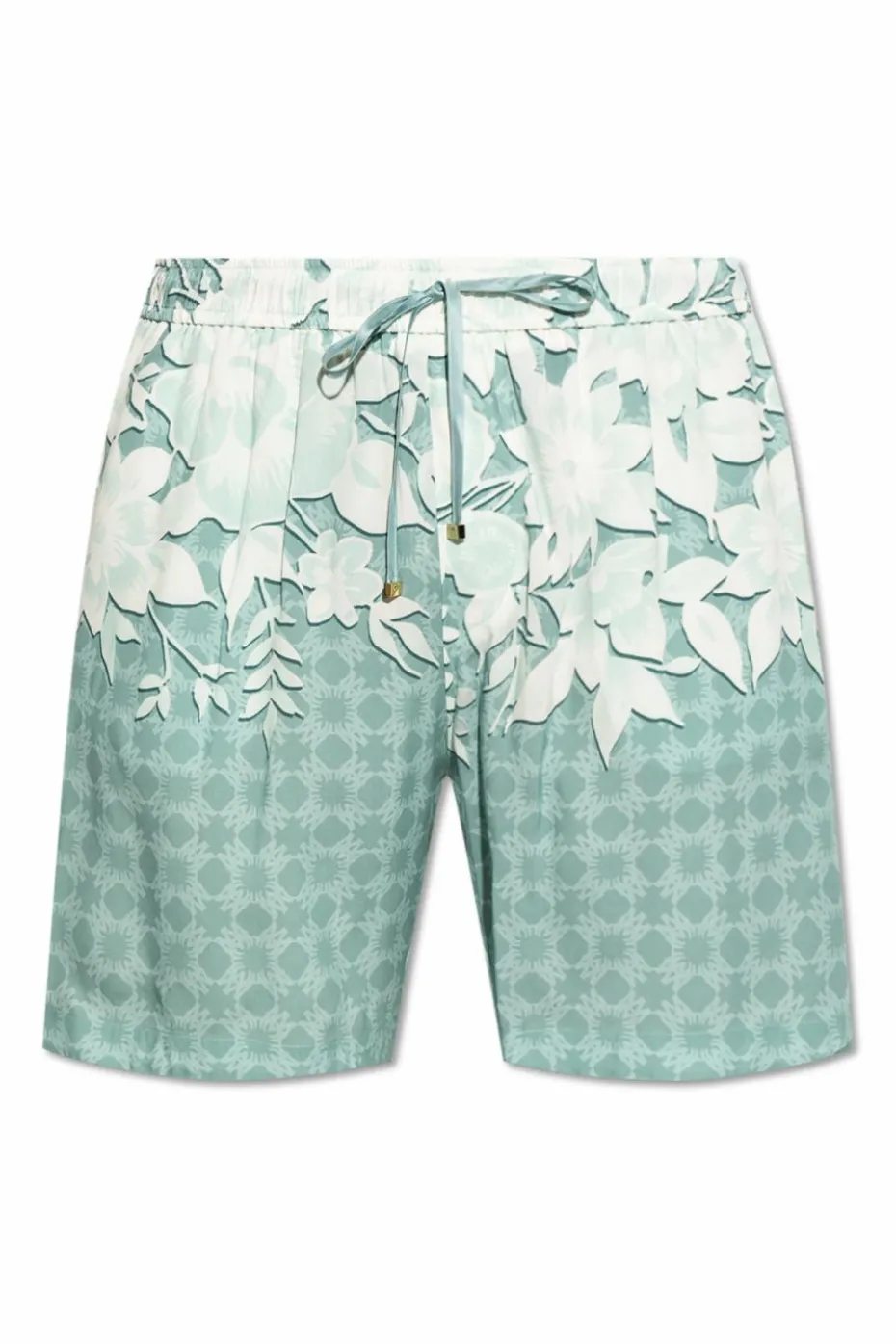 Amiri BLUE Floral print shorts