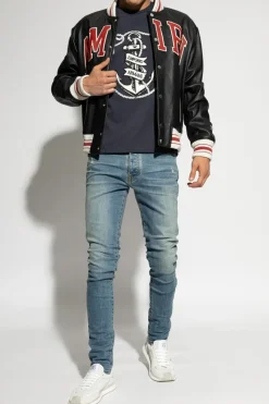 Amiri BLUE Jeans with logo