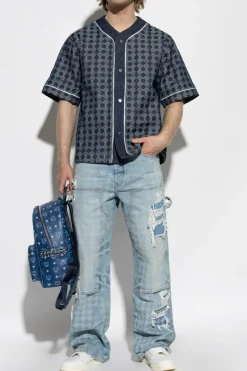 Amiri BLUE Jeans with logo