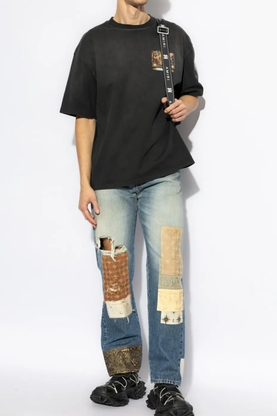 Amiri BLUE Jeans with vintage effect