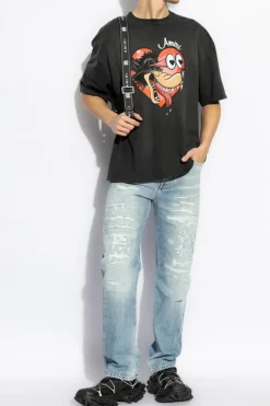 Amiri BLUE Jeans with vintage effect