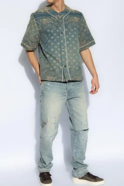 Amiri BLUE Jeans with vintage effect