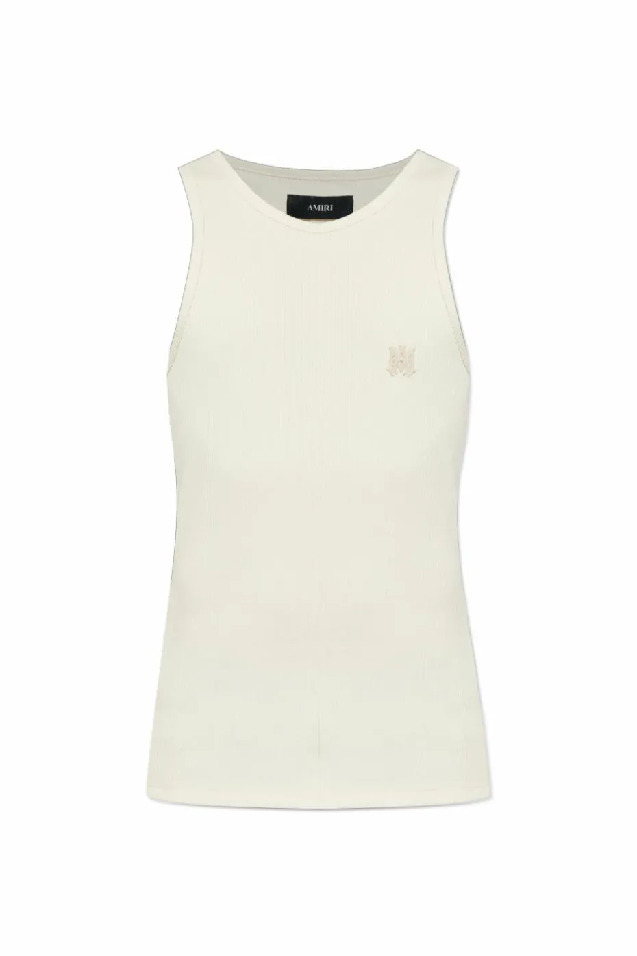 Amiri cream Ribbed top