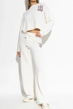Amiri cream Wool Pants