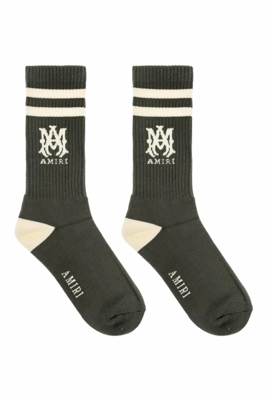 Amiri GREEN Socks with logo