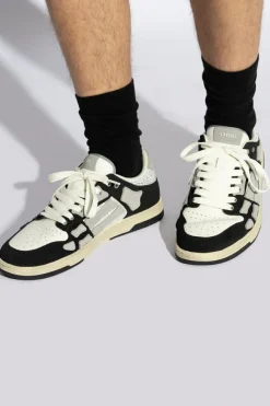 Amiri GREY Sneakers Crystal Skel Top Low