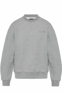 Amiri GREY Sweatshirt with logo