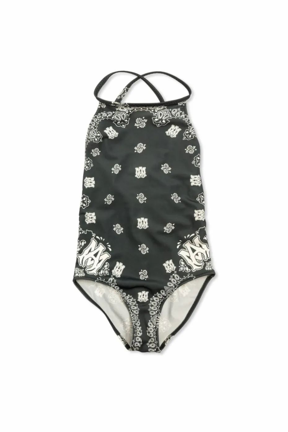 Amiri Kids BLACK One-piece swimsuit