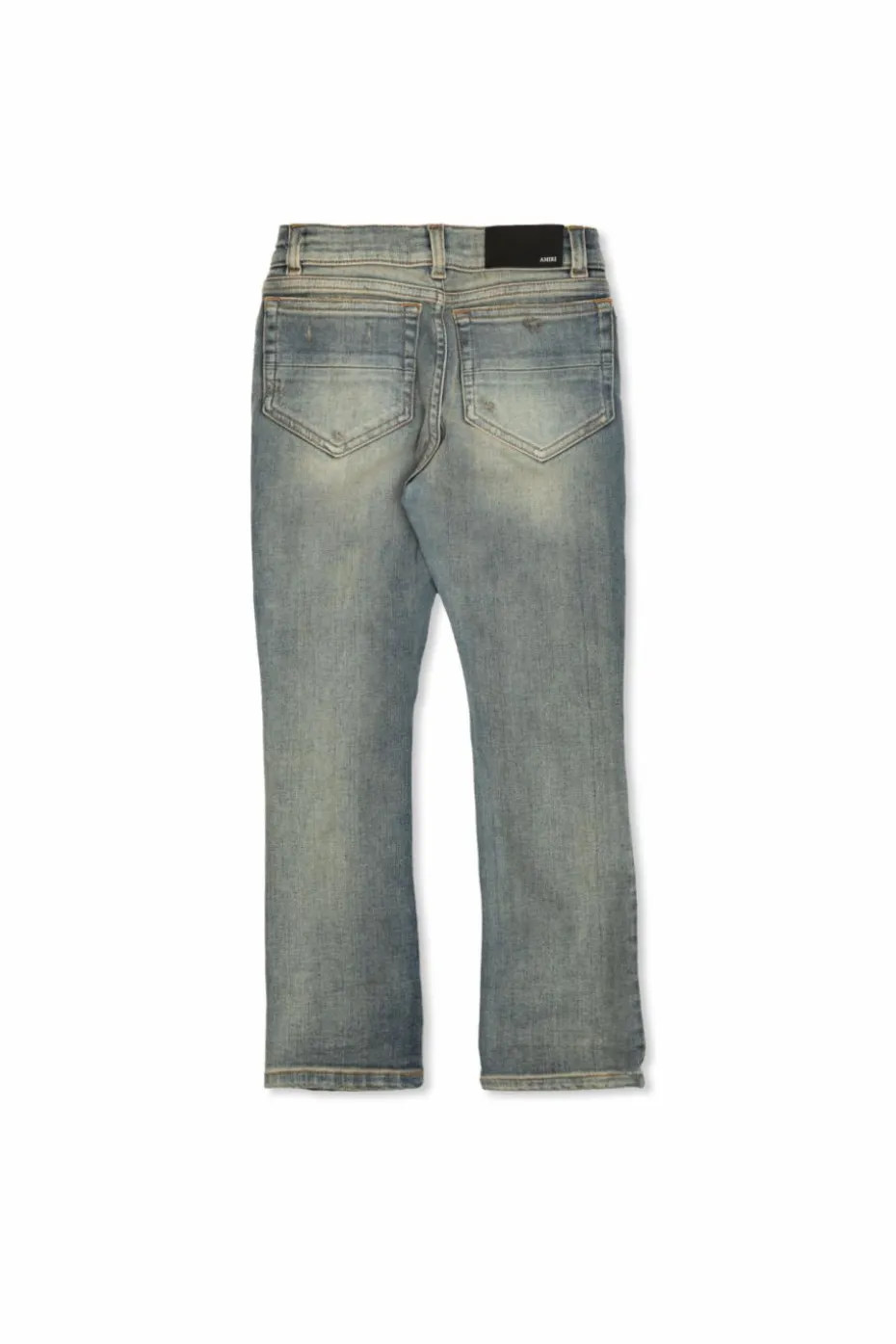 Amiri Kids BLUE Jeans with 'vintage' effect