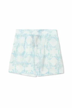 Amiri Kids light blue Monogram shorts