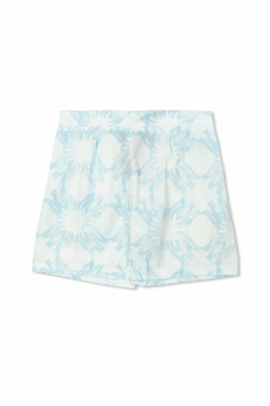 Amiri Kids light blue Monogram shorts