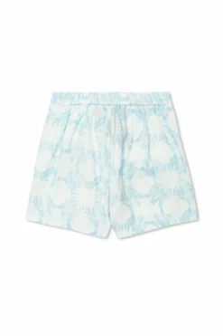 Amiri Kids light blue Monogram shorts