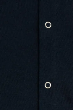 Amiri Kids NAVY BLUE Shirt with snap buttons