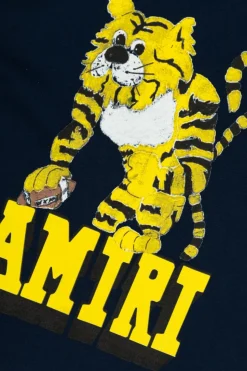 Amiri Kids NAVY BLUE T-shirt with print