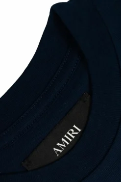 Amiri Kids NAVY BLUE T-shirt with print