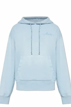 Amiri light blue Hoodie
