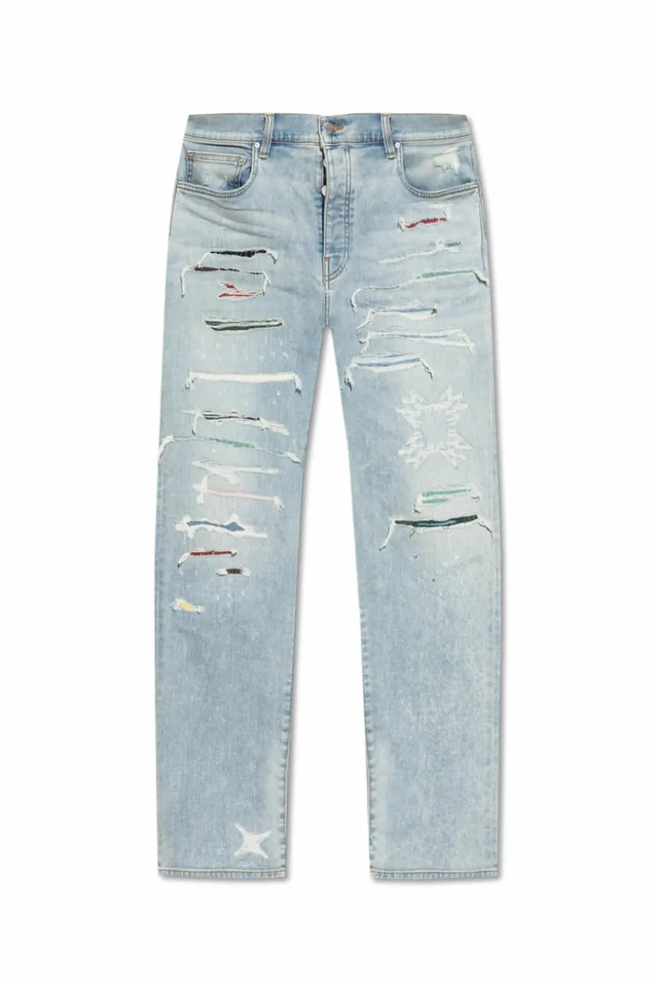 Amiri light blue Jeans with distressed effect