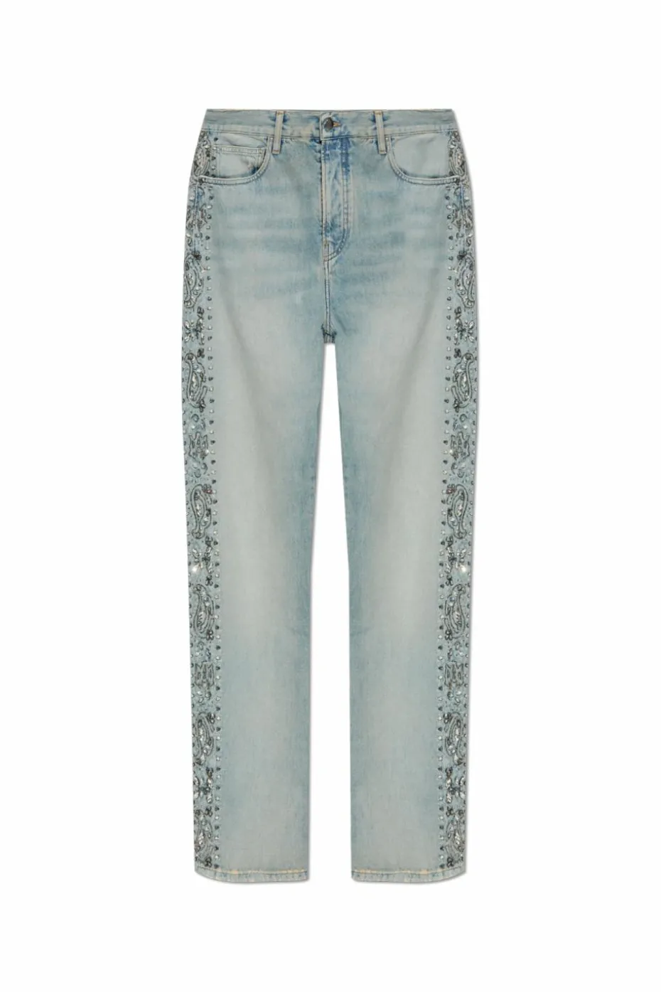 Amiri light blue Jeans with decorative finish