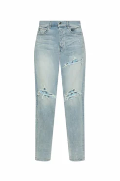 Amiri light blue Jeans with logo