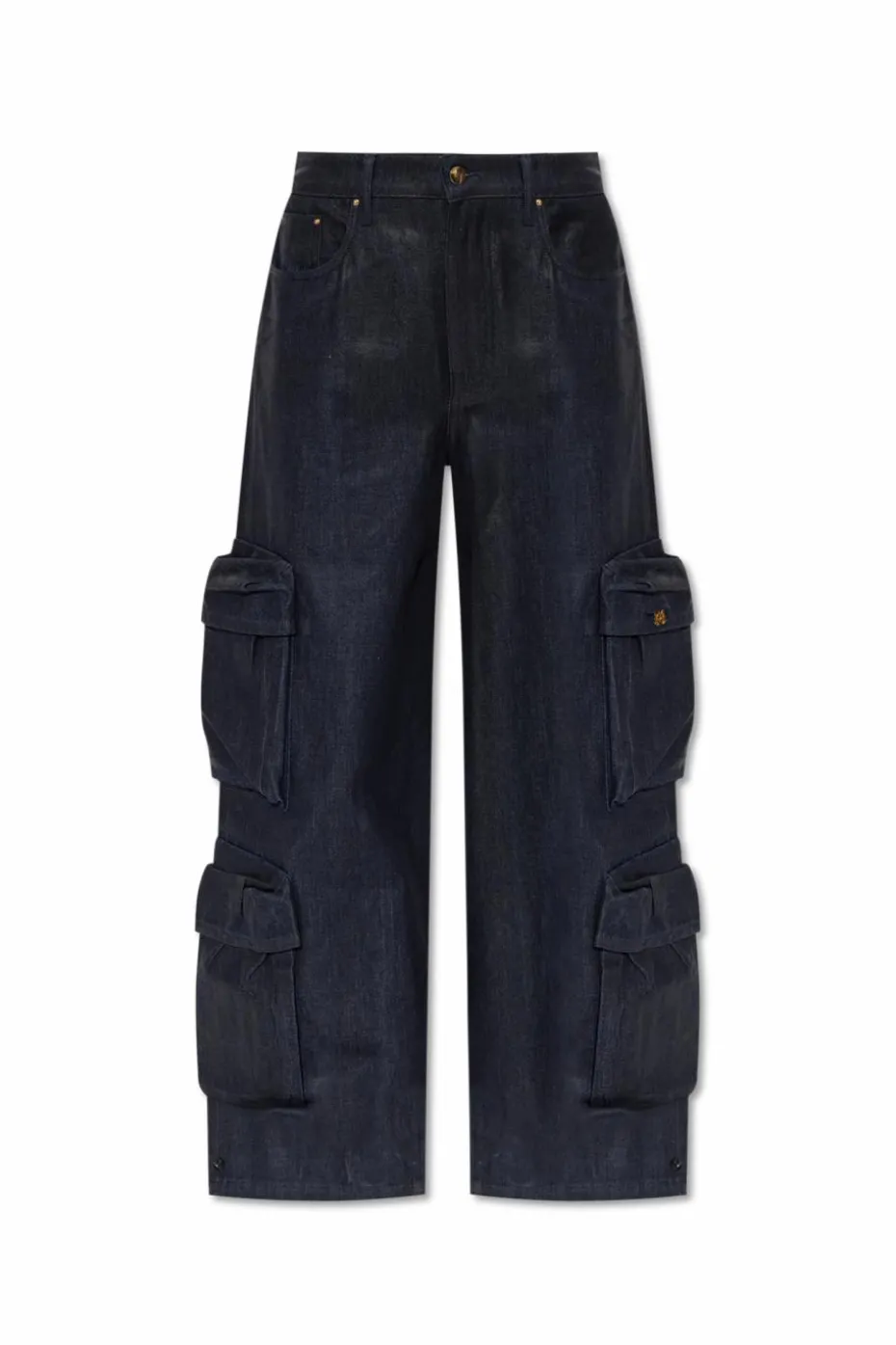 Amiri NAVY BLUE Jeans with logo