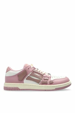 Amiri PINK "Skel Top Low" sports shoes