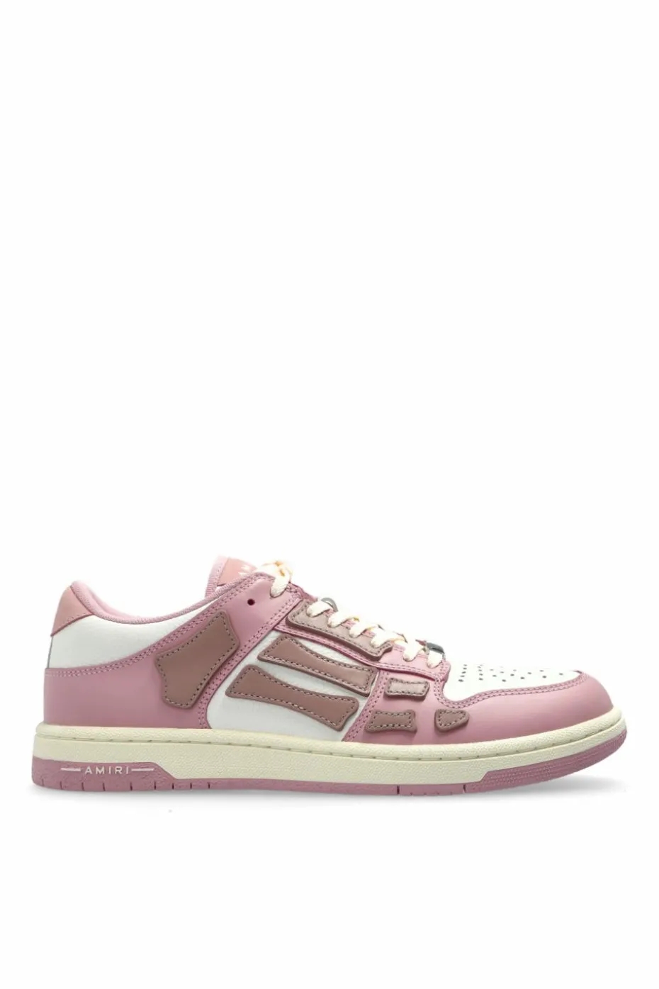 Amiri PINK "Skel Top Low" sports shoes