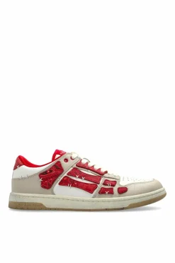 Amiri RED Sports shoes "Bandana Skel Top Low"