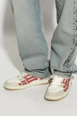 Amiri RED Sports shoes "Bandana Skel Top Low"