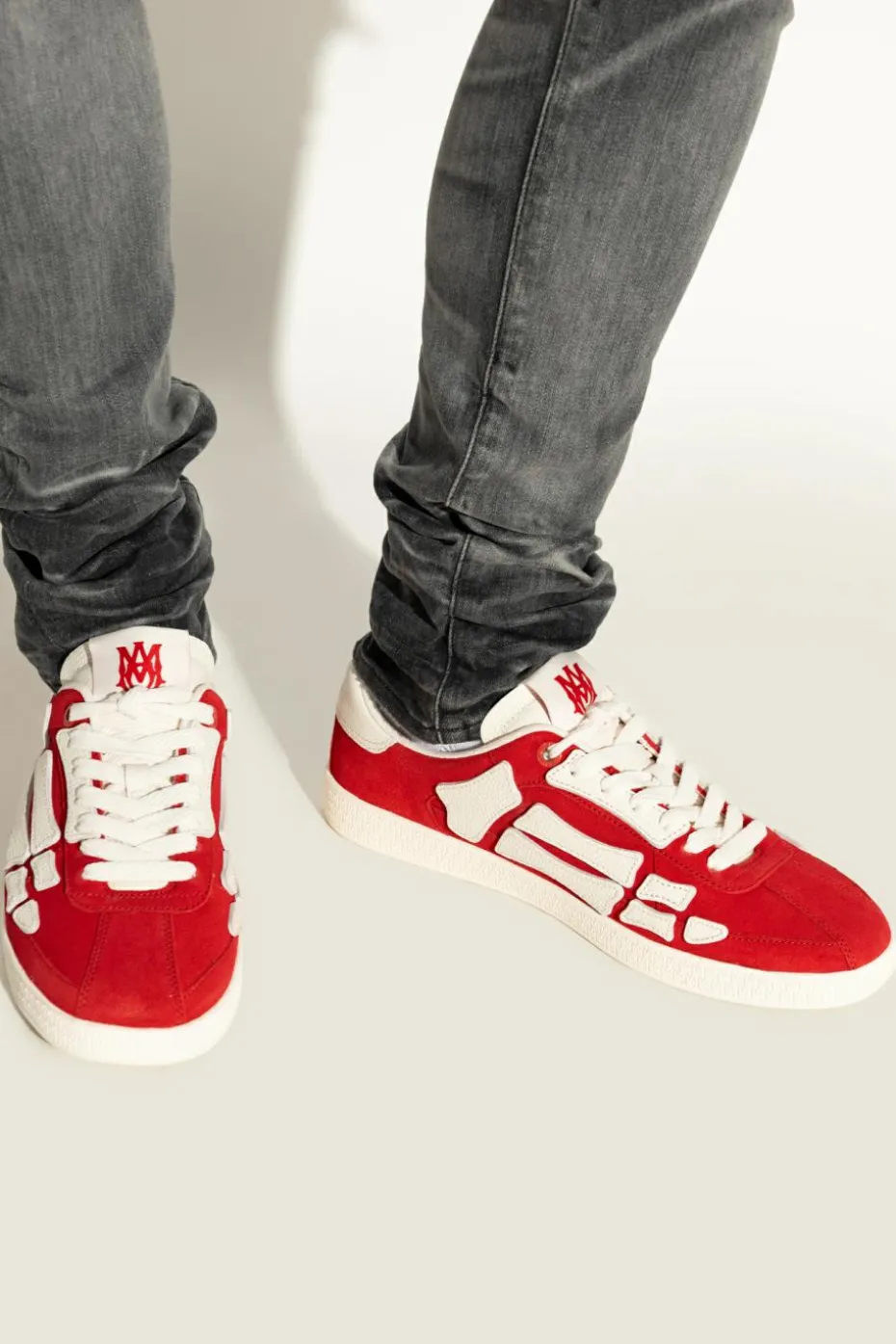 Amiri RED Sports shoes "Pacific Bones"