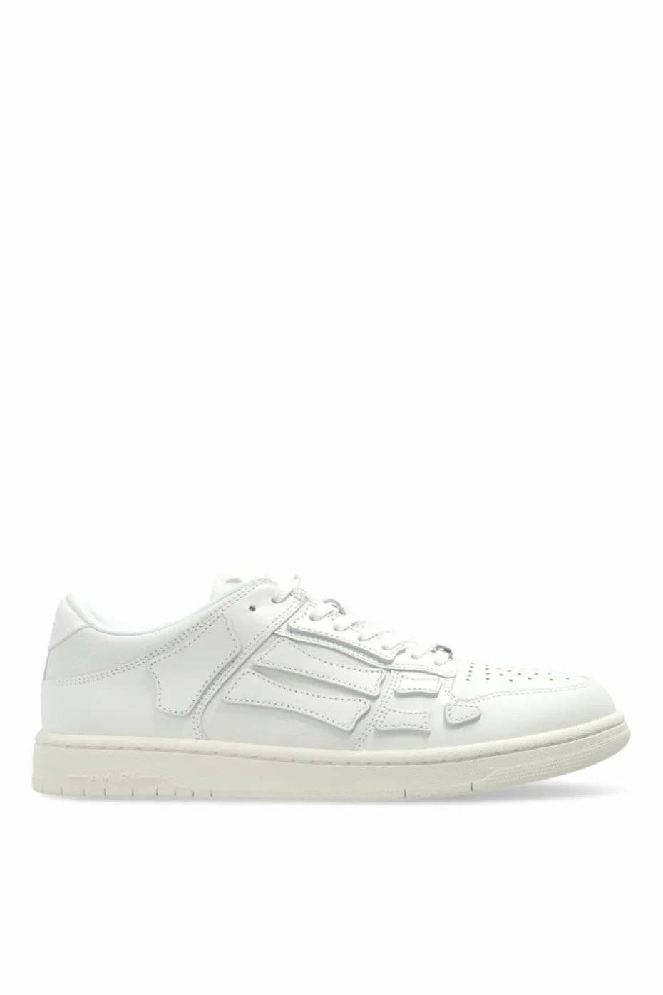 Amiri WHITE "Skel Top Low" sports shoes