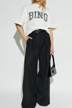 Anine Bing BLACK Pants "Lou"