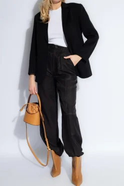 Anine Bing BLACK ‘Quinn’ wool blazer