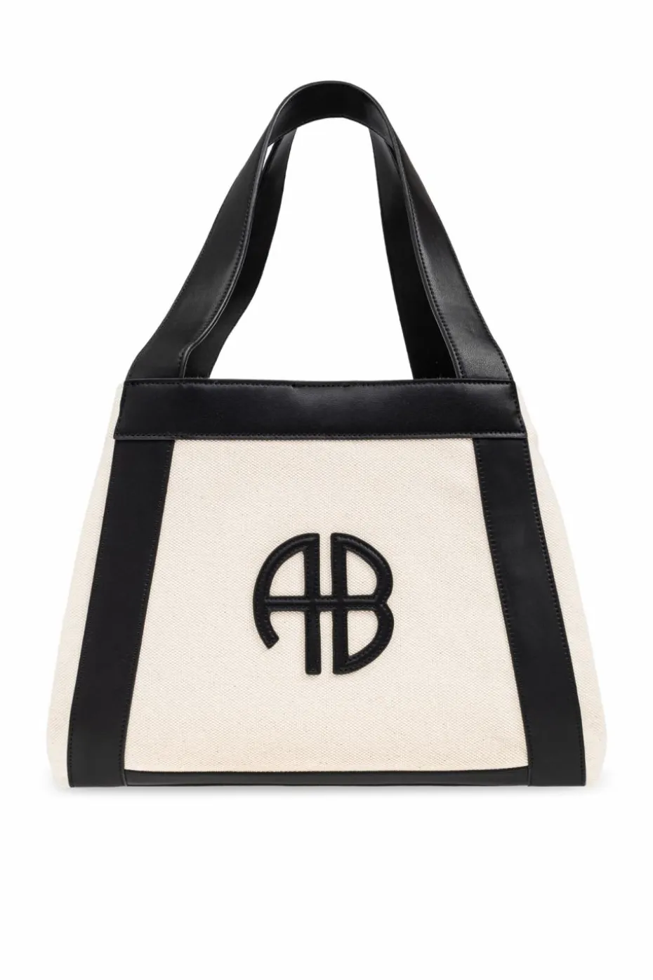 Anine Bing cream Cara shopper bag