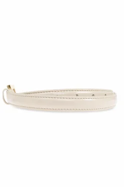 Anine Bing cream Leather belt