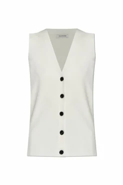 Anine Bing cream Wool vest