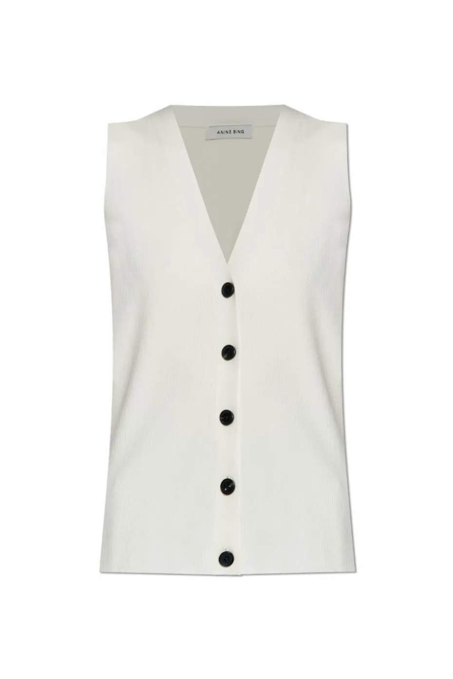 Anine Bing cream Wool vest