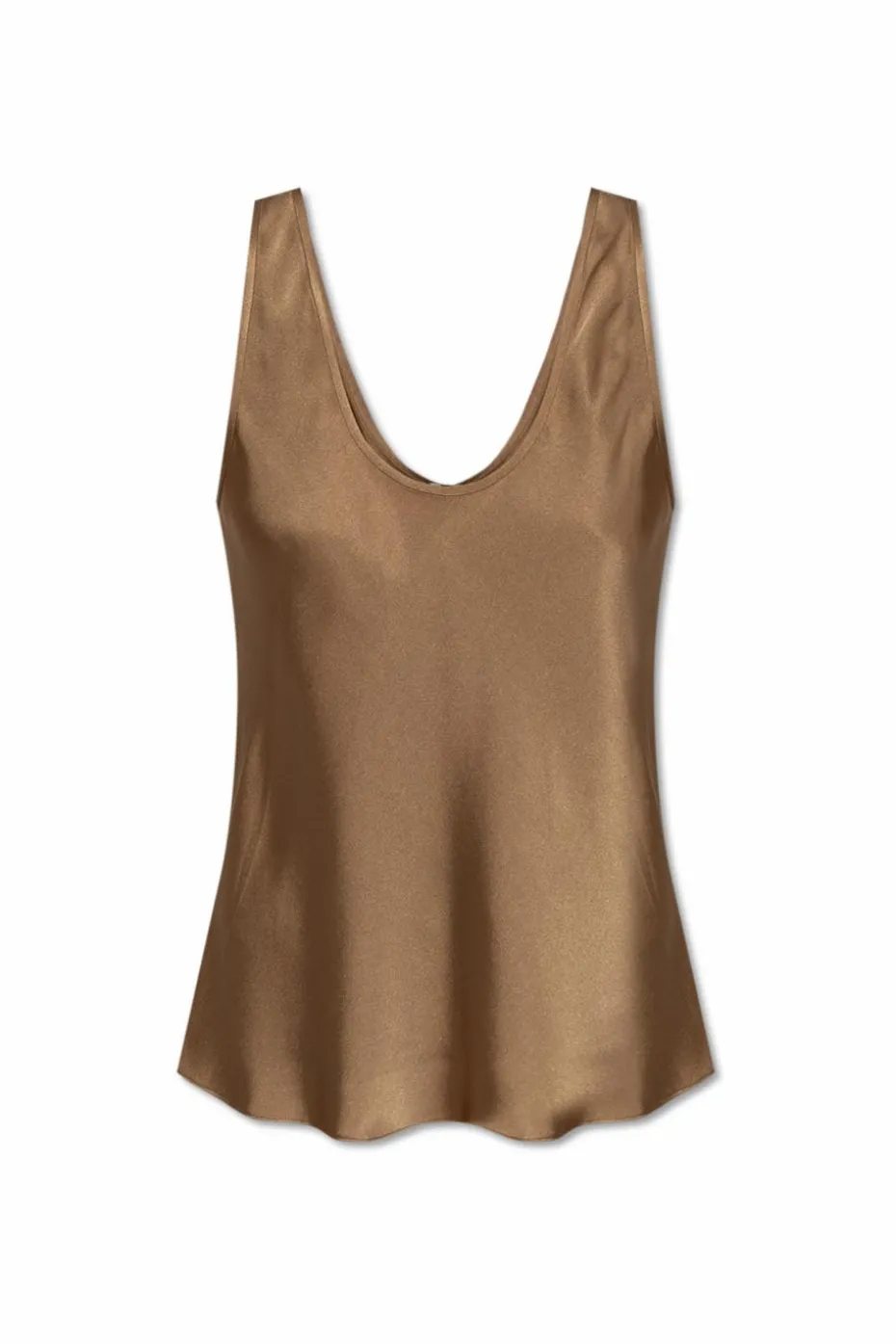 Anine Bing GREEN Silk top ‘Lea’