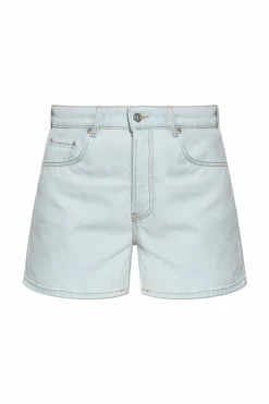 Anine Bing light blue "Dalton" denim shorts