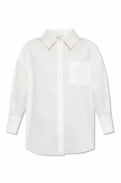 Anine Bing WHITE āMikaā cotton shirt