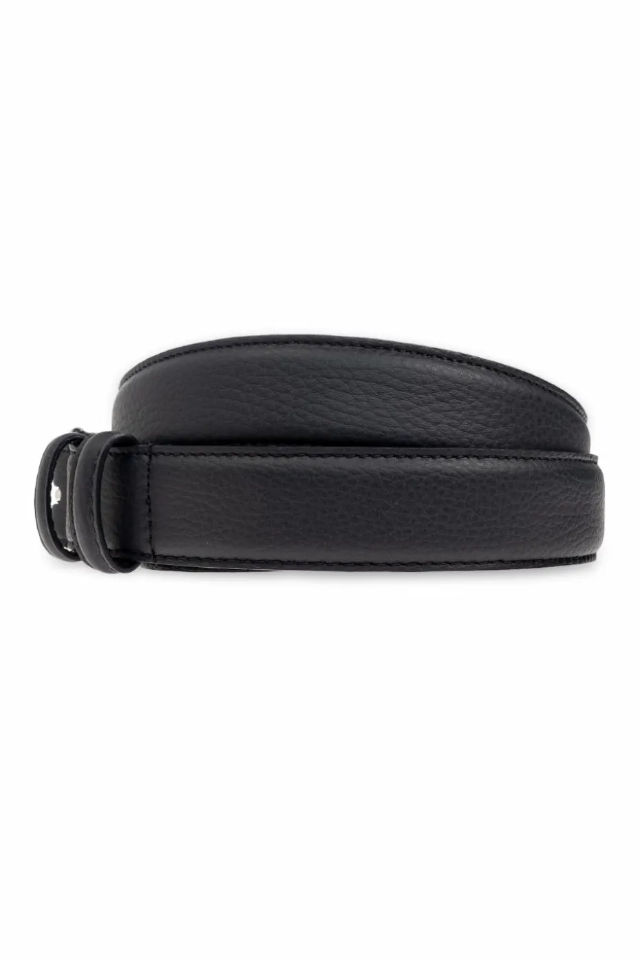 A.P.C. BLACK Leather belt