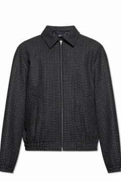 A.P.C. BLACK Plaid pattern jacket