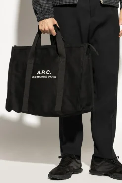 A.P.C. BLACK Shopper bag