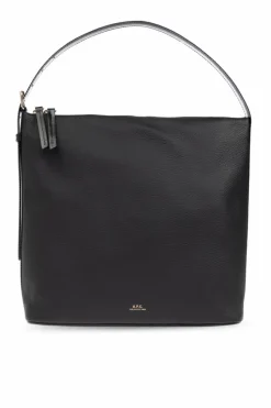 A.P.C. BLACK Shoulder bag `Vera`