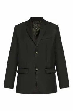 A.P.C. BLACK Wool blazer Harry