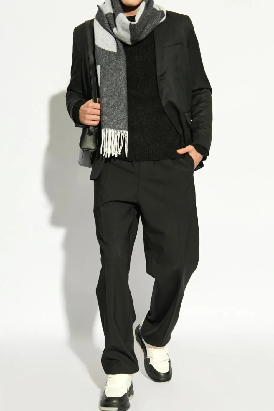 A.P.C. BLACK Wool blazer Harry