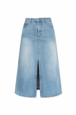 A.P.C. BLUE Denim skirt