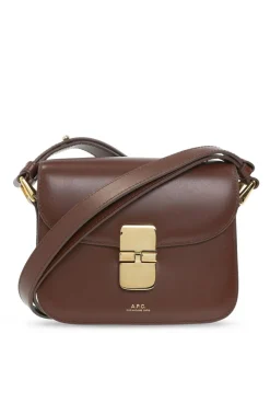 A.P.C. BROWN ‘Grace Mini’ shoulder bag