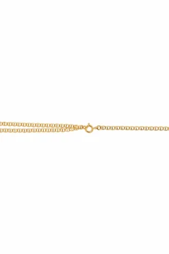A.P.C. GOLD Necklace with floral motif
