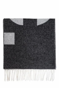 A.P.C. GREY Wool scarf Malo